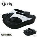 【2000円OFFクーポン配布中5月 お買い物マラソン】サンダル メンズ レディース リグ rig リカバリーサンダル FLIP FLOP 2.0 Black ...