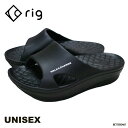 【2000円OFFクーポン配布中5月 お買い物マラソン】サンダル メンズ レディース リグ rig リカバリーサンダル スライド SLIDE 2.0 Black...