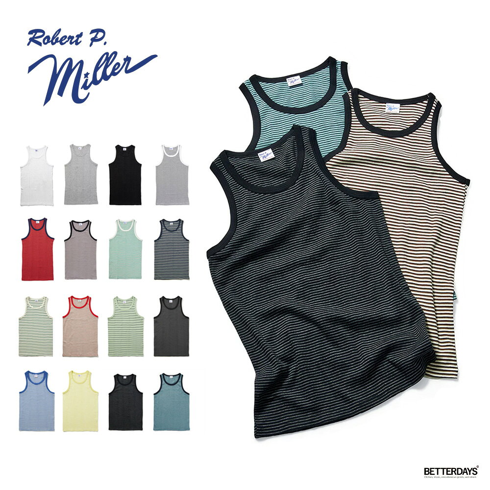 ���󥯥ȥå� ��� ���С��ȥԡ��ߥ顼 ��� Panel-rib Tanktop Robert P.Miller (110c)