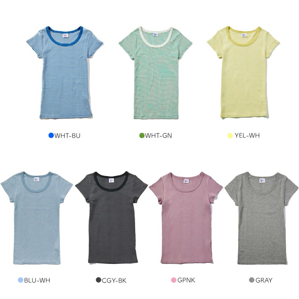 【2400円OFFクーポン配布中5月お買い物マラソン】Tシャツ レディース ロバートピーミラー Panel-rib F/S Tee 半袖 クルーネック Robert P.Miller (807c) 到着後1か月以内にレビューを書いて次回300円OFFクーポン配布中 3