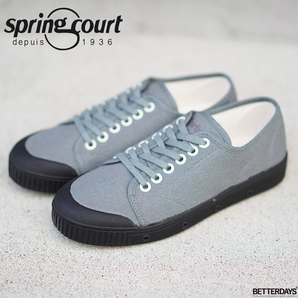 【2400円OFFクーポン配布中3月スーパーセール】スプリングコート スニーカー メンズ レディース キャンバス G2 CANVAS BLUE STONE Spring Court 22-29.5cm 靴 【国内正規品】G2S-1005 G2N-1005