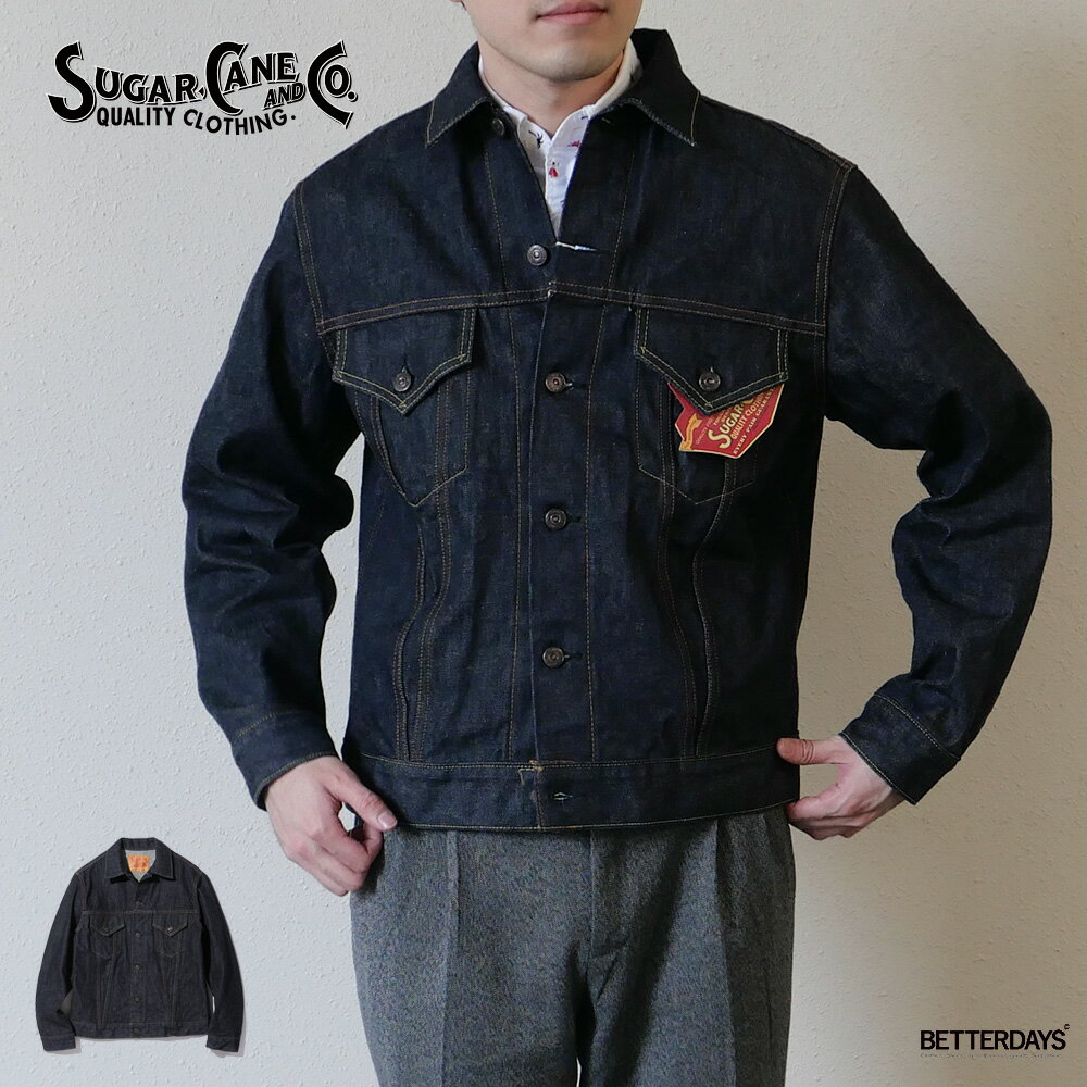 超美品 シュガーケーン デニムジャケット SC11962 サイズ42 シュガーケーン デニム ジャケット Gジャン SUGAR CANE 東洋