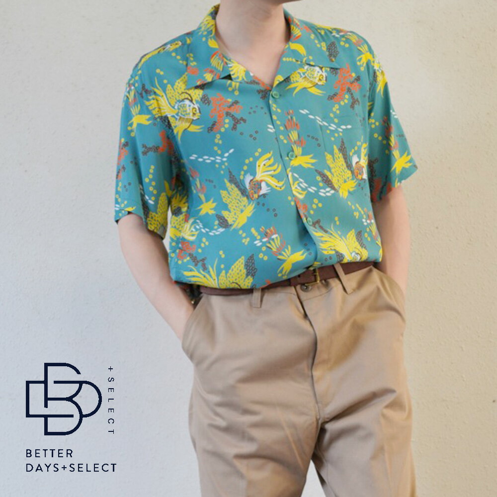樂天商城 - 【3000円OFFクーポン配布中6月スーパーセール】アロハシャツ メンズ ユニセックス サンサーフ SUN SURF Lot No. SS39626 / RAYON HAWAIIAN SHIRT “TROPICAL FISH”