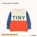 トレーナー スウェット キッズ ベビー Color Block Sweatshirt TINY COTTONS タイニーコットンズ 2y-8y【国内正規品】