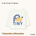 ロンT キッズ ベビー ロングTシャツ Tiny Dog Graphic Baby tee TINY COTTONS タイニーコットンズ 12m−2...