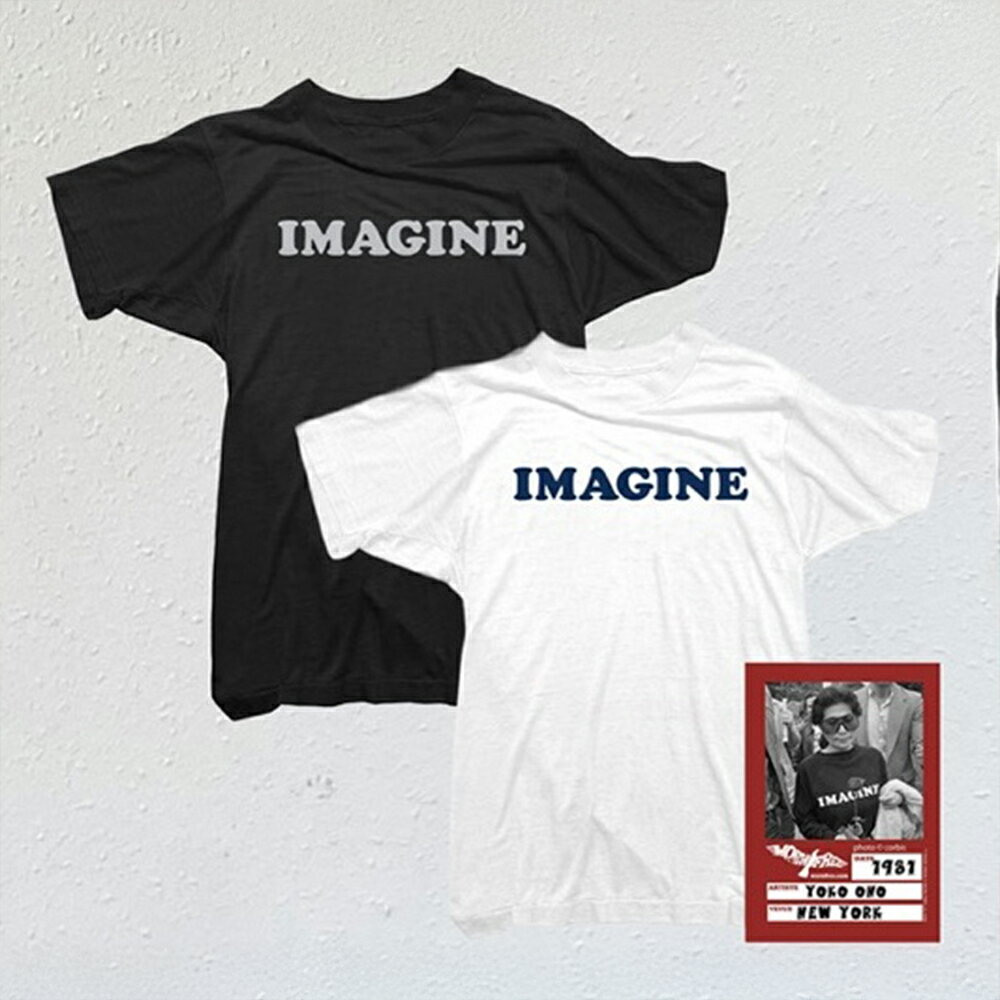 【先着利用順20%OFFクーポン配布中1/1ワンダフルデー】Tシャツ ユニセックス ジョンレノン イマジン ウォーンフリー バンT WORN FREE JOHN LENON ONO YOKO IMAGINE TEE【国内正規品】WFR000000010