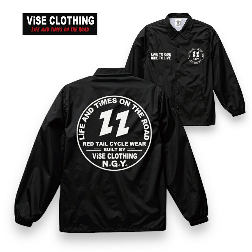 【送料無料】ViSE CLOTHiNGバイスクロージング V22 Nylon Coach Jacket メンズファッション ナイロンコーチジャケット