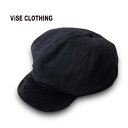 キャスケット 【送料無料】ViSE CLOTHiNGバイスクロージング 23_Biker Casket 〔BK/Black〕 メンズファッション キャスケット