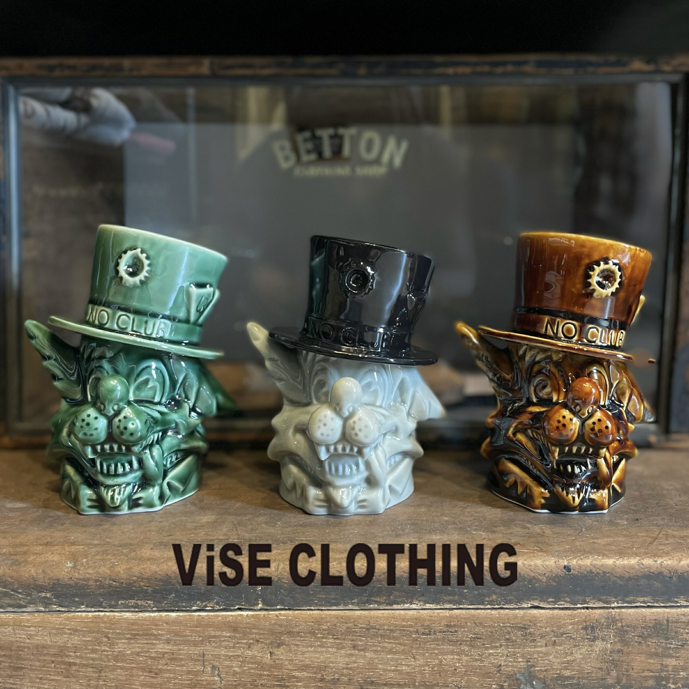 【送料無料】ViSE CLOTHiNGバイスクロージング 雷狼MUG 雑貨 陶器マグカップ 陶器鉢