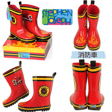 Stephen Joseph レインブーツ 長靴 雨具 レイングッズ お砂場着 雨の日 台風 雪 スノーブーツ 防水 子供 キッズ ベビー 入学 海外 ながぐつ 15cm 16cm 17cm 18cm 19cm かわいい ステファンジョセフ 男の子 女の子 1歳 2歳 赤ちゃん 通園