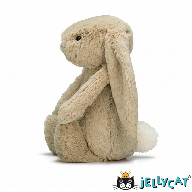 【Jellycat】バシュフルバニー ベージュ 31cm M ◆ ジェリーキャット Bashful Beige Bunny Medium ミディアム うさぎ ウサギ ラビット ぬいぐるみ プレゼント イギリス 英国 王室御用達 出産祝 誕生日 お祝い おもちゃ 誕生日 お祝い おもちゃ ファーストドール 正規品