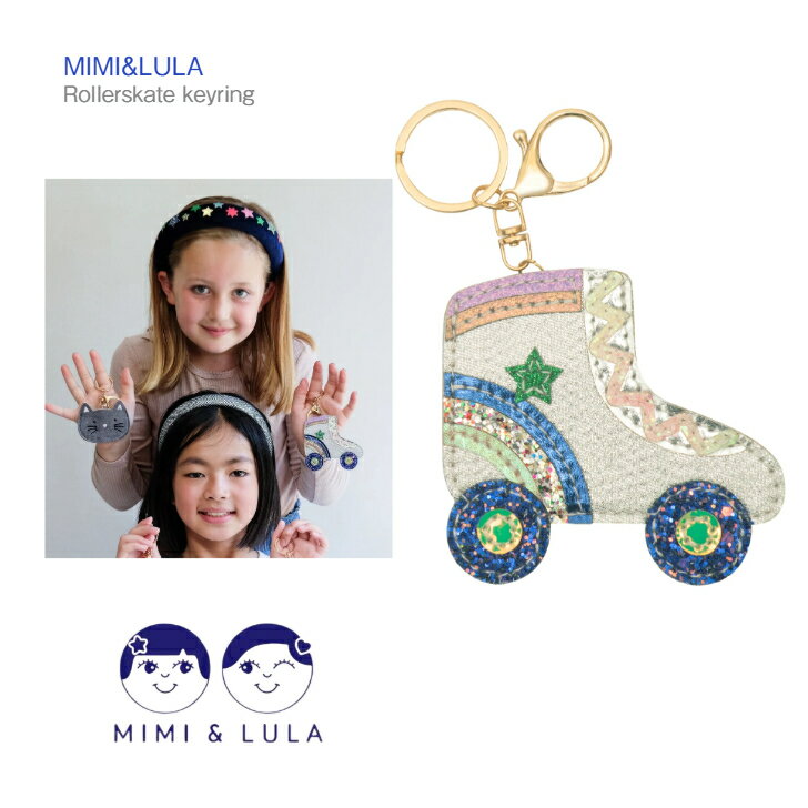 【Rollerskate keyring】ミミアンドルーラ ローラースケート キーリング 幅約9cm ◆キーホルダー バック..