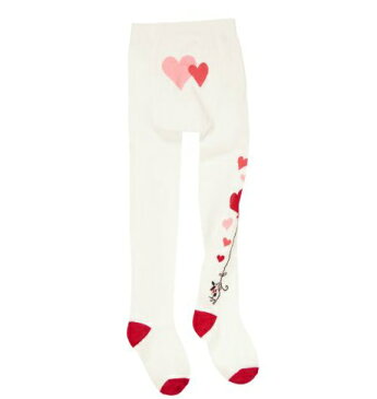 Gymboree ハート風船柄タイツ Heart Balloon Tights ジンボリー 女の子 赤ちゃん 子供 キッズ ベビー タイツ ソックス 靴下 白 ピンク 赤 レッド お遊戯会 パーティ レギンス くつした ホワイト 防寒 冬 雪 海外 ブランド 1歳 2歳 70 80 フォーマル 結婚式 スケート ギフト