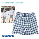 babynavyginghamboysswimtrunksۥ᡼زRuffleButtsʥܡȥ󥯥2T-5T󥬥åͥӡSPF50ҤϡեѥĥסͷӳȥɥιԥåեRuggedButts饲å