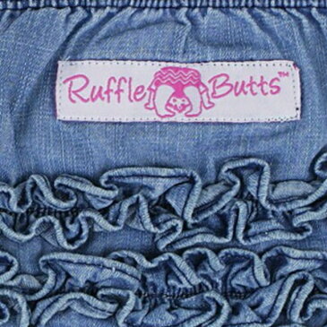 【メール便可】 Ruffle Butts デニム フリル ラッフルブルマー ◆ コットンブルマー おむつカバー オムツカバー Light Wash Denim ラッフルバッツ 海外 ブランド おしゃれ ラッフル 赤ちゃん 子ども ブルマ 新生児 乳幼児 女の子 かわいい おしゃれ ブランド 下着