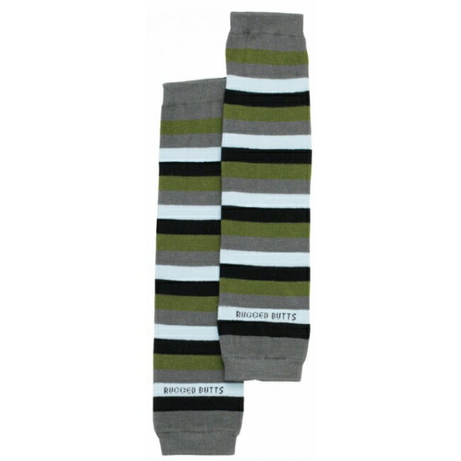 【メール便可】 Rugged Butts レッグウォーマー Gray 3stripe legwarmers ストライプ レッグ ウォーマー グレー カーキ ブルー 紺 ラゲッドバッツ ラゲッド 靴下 キッズ 男の子 防寒 秋冬 赤ちゃん 1歳 2歳 かわいい おしゃれ 海外 ブランド