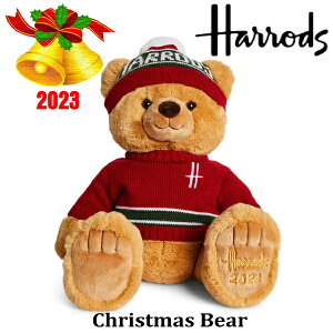 2023年 HARRODS ハロッズ 正規品 クリスマスベア “イーサン” テディベアー テディーベア ぬいぐるみ イヤーベア 引越祝 本州送料無料