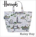 送料無料/Harrods,ハロッズ トートバッグ 正規品 ショッピングバッグ 裏地付,Small Rainy Day Bucket bag