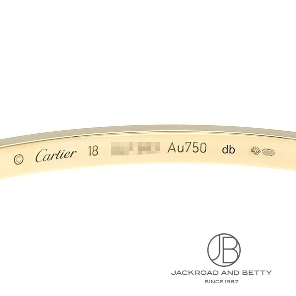 カルティエ CARTIER ラブブレスレット SM YG 18 B6047518 新品 ジュエリー ブランドジュエリー