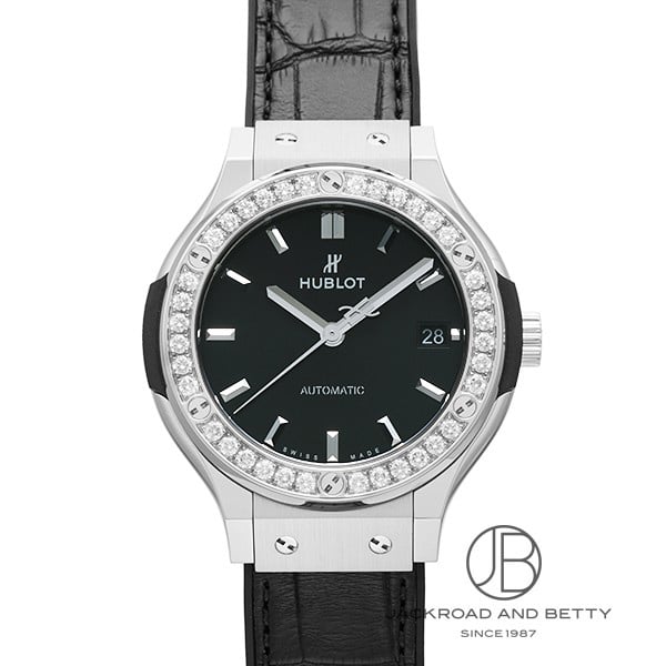 ウブロ HUBLOT クラシック・フュージョン チタニウム ダイヤモンド 565.NX.1470.LR.1204 新品 時計 男女兼用