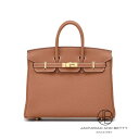 エルメス HERMES バーキン25 ゴールド ブラウン H041344CC37 新品 バッグ/財布/小物