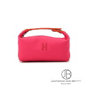 エルメス HERMES ブリッド ア ブラック PM ヴァニティポーチ ハイビスカス ピンク 新品 バッグ/財布/小物