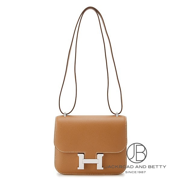 エルメス HERMES コンスタンス ミニ ミラー 18 ゴールド ブラウン - 新品 バッグ/財布/小物