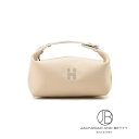 エルメス HERMES ブリッド ア ブラック PM ヴァニティポーチ ナチュラル アイボリー H104222M 01 新品 バッグ/財布/小物