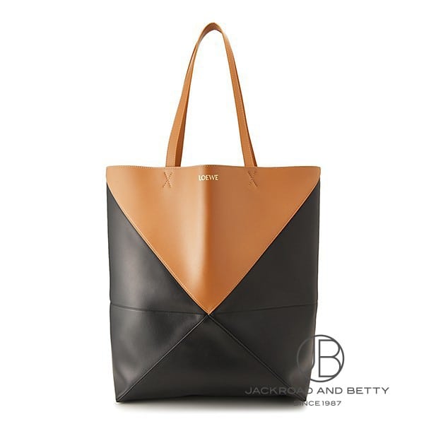 ロエベ 財布（レディース） ロエベ LOEWE パズルフォールド トート ラージ ブラック 黒 B779Q18X05 5886 新品 バッグ/財布/小物