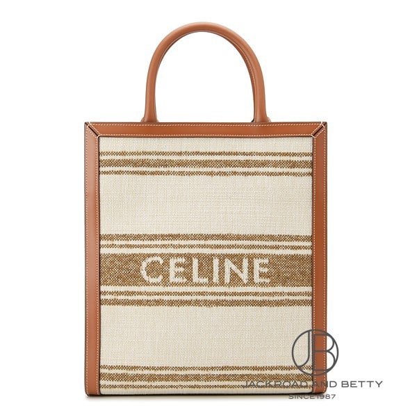 セリーヌ 財布（レディース） セリーヌ CELINE スモール バーティカル カバ ハンドバック ブラウン ベージュ 192082EZ5.18TN 新品 バッグ/財布/小物