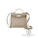 エルメス HERMES ミニケリー テディ エトゥープ グリスカイユ ベージュ 新品 バッグ/財布/小物