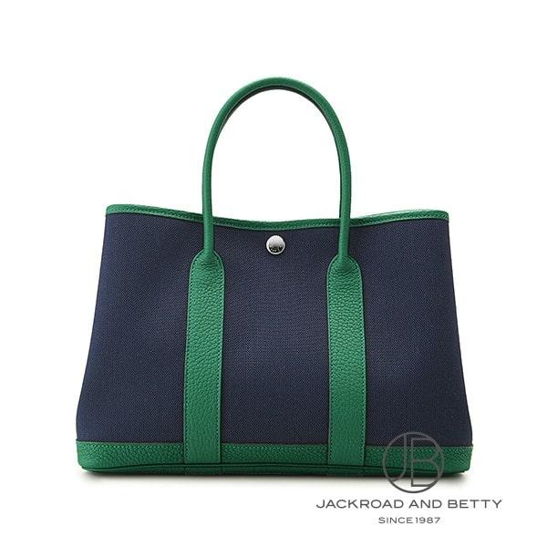 エルメス HERMES ガーデンパーティーTPM ヴェールヴェルティゴ ブルーマリン グリーン ネイビー 新品 バッグ/財布/小物