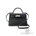 エルメス HERMES ミニケリー2 外縫い ノワール ブラック 黒 新品 バッグ/財布/小物