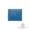 ボッテガ・ヴェネタ BOTTEGA VENETA カセット 二つ折り ウォレット ディープパシフィック ブルー 青 743004 VBWD2 4424 新品 バッグ/財布/小物