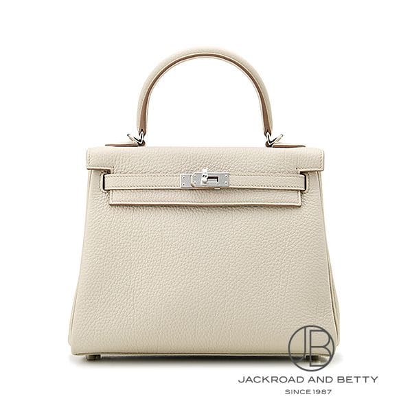 エルメス HERMES ケリー25 内縫い べトン アイボリー ホワイト 白 新品 バッグ/財布/小物のサムネイル