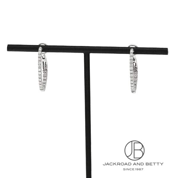 ノーブランド NO BRAND ダイヤモンド フープ ピアス 新品 ジュエリー ブランドジュエリー(4)