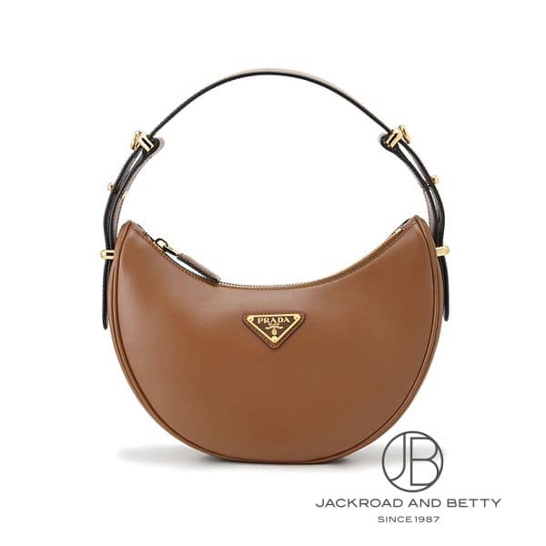 Prada PRADA Arche Mini Leather Shoulder Bag Brown 1BC194ASKF0XUG Brand New Bag/Wallet/Accessories