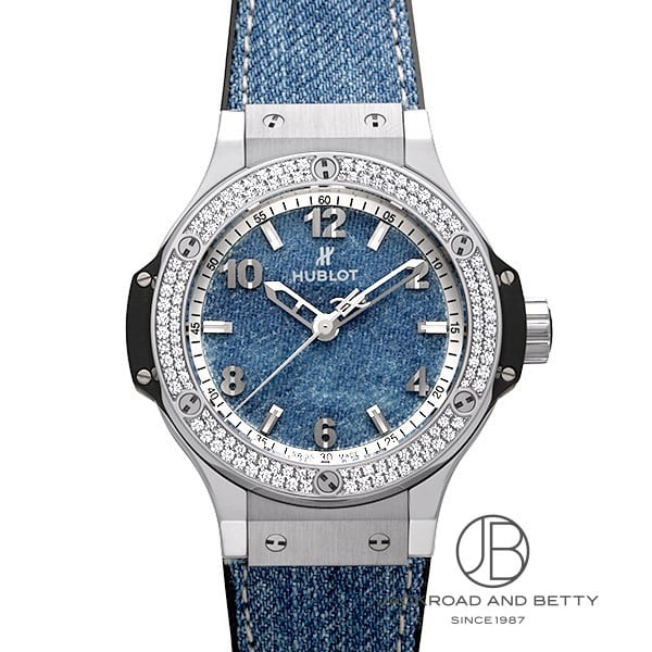 ウブロ HUBLOT ビッグ・バン ジーンズ ダイヤモンド 361.SX.2710.NR.1104.JEANS 中古 時計 レディース