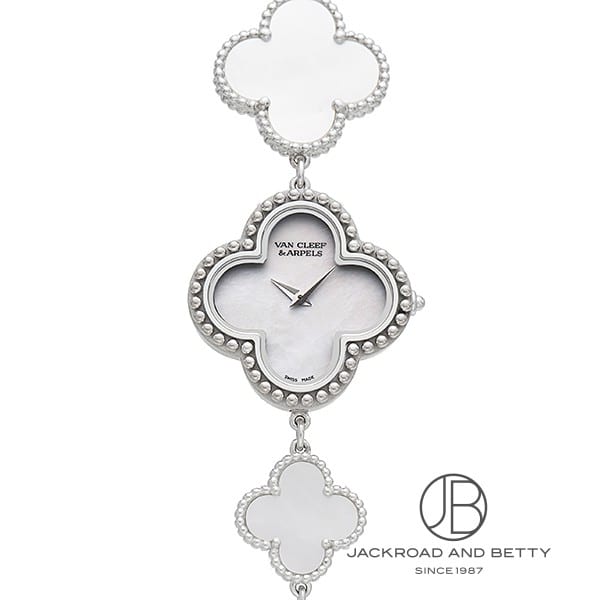 ヴァンクリーフ&アーペル VAN CLEEF ARPELS ヴィンテージ アルハンブラ ブレスレット ウォッチ VCARO40S00 中古 時計 レディース