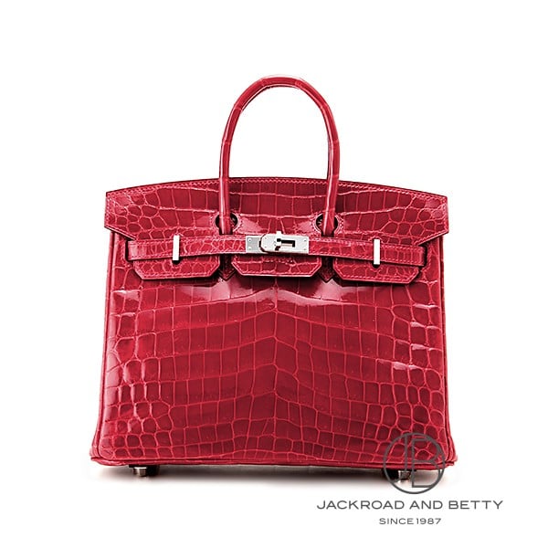 エルメス HERMES バーキン25 ニロティカス ブレイズ レッド 赤 中古 バッグ/財布/小物