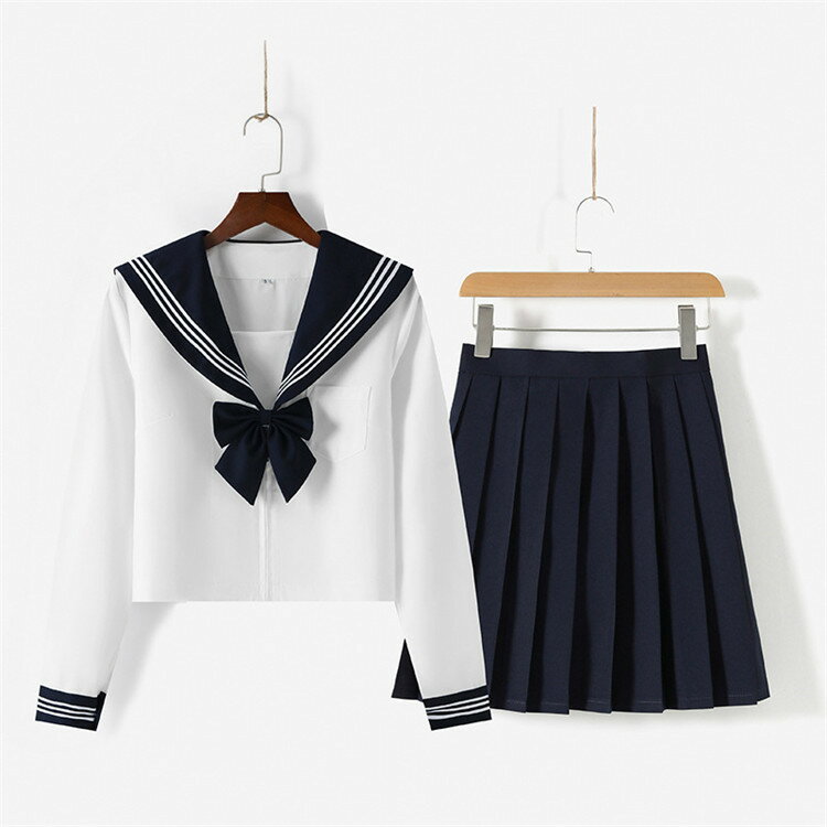 JK制服 セーラー服 春秋 長袖 半袖 夏服 スカートセット ハロウィン コスプレ衣装 3点セット 新学期 レディース制服 中学生 高校生 上下セット 3点セット 学生服 プリーツスカート 学園祭 文化祭