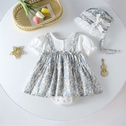 ベビードレス 女の子 赤ちゃん 半袖 ワンピース ロンパース 2点セット 帽子付き キッズドレス 子供ドレス レースドレス 花柄 可愛い 韓国 春夏 秋 重ね着風 洋服 結婚式 誕生日 出産祝い 写真撮影 おしゃれ 普段着 お出かけ 退院着 新生児 出産祝い ギフト ハーフバースデー ベビードレス 女の子 赤ちゃん 半袖 ワンピース ロンパース 2点セット 帽子付き キッズドレス 子供ドレス レースドレス 花柄 可愛い 韓国 春夏 秋 重ね着風 洋服 結婚式 誕生日 出産祝い 写真撮影 おしゃれ 普段着 お出かけ 退院着 新生児 出産祝い ギフト ハーフバースデー