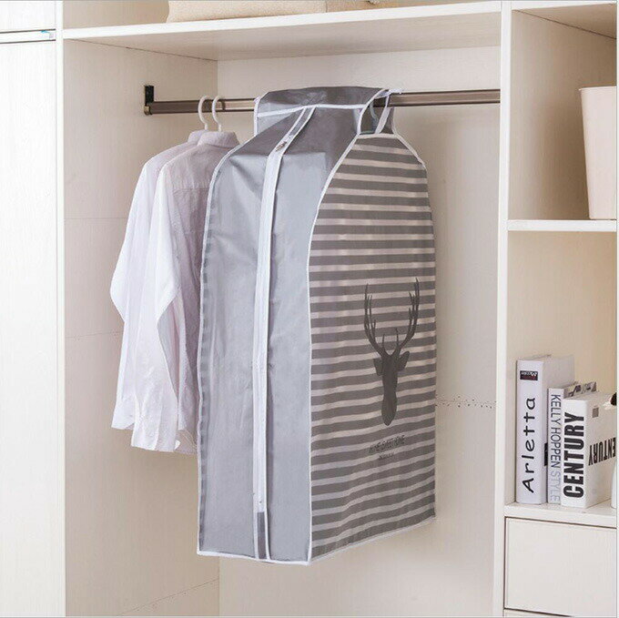 洋服カバーハンガーラックカバーパイプハンガーカバースーツカバー衣類カバー衣類収納PEVA材質透明防水..