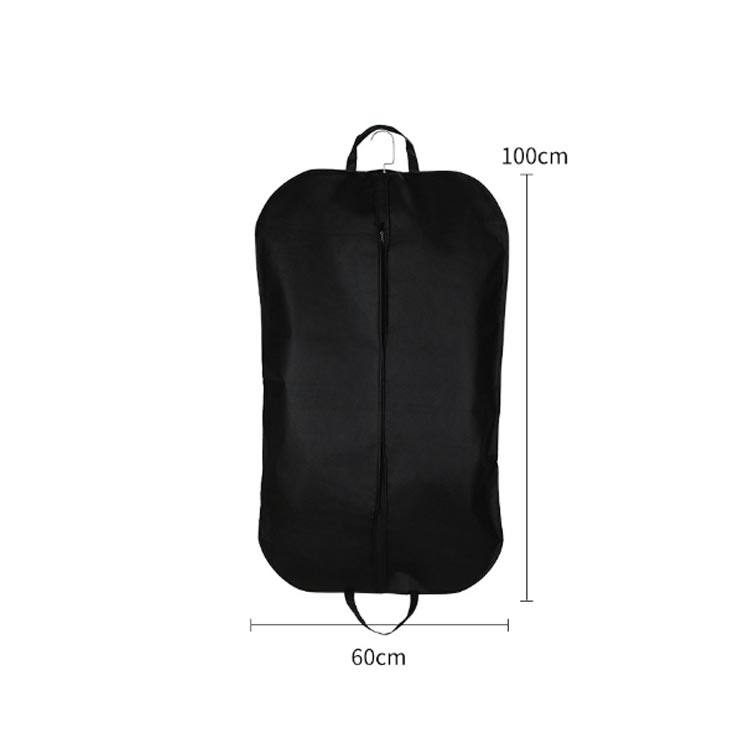 Beulah Fashionの3枚組洋服カバー不織布窓付き衣類カバーファスナーロングショートスーツカバー防カビほこり防止防虫埃よけ防湿通気性衣類収納袋ポケット付きスーツコートジャケットワンピースカバー衣類収納収納袋ハンガーラッククローゼット収納衣替え｜アングル2