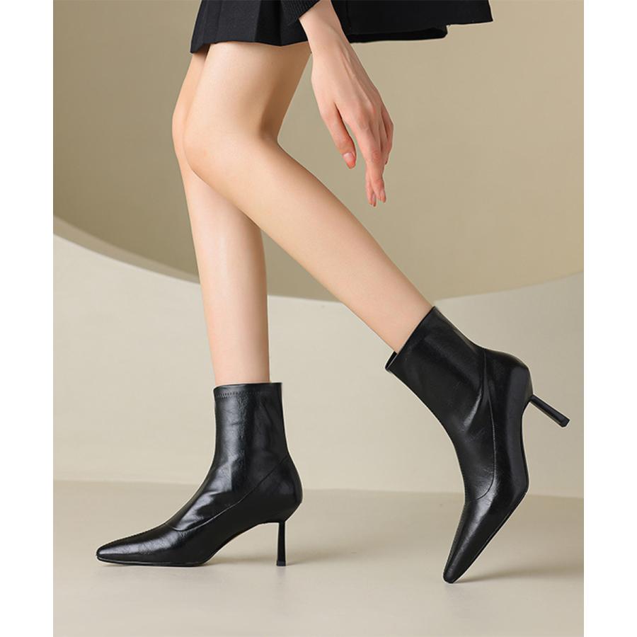 ショートブーツ裏起毛ブーティー秋冬