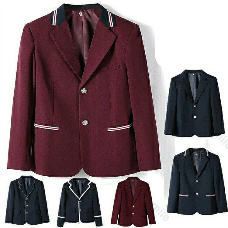 スクールブレザー 制服 ブレザー レディース ジャケット レギュラータイプ 高校 学生 中学 通学 学生服 女子 トップス アウター 上着 女子制服 スクールウエア 入学スーツ 卒業式 コスプレ 衣装 コスチューム 文化祭 S-4XL 黒 紺 2ボタン ラシニコ