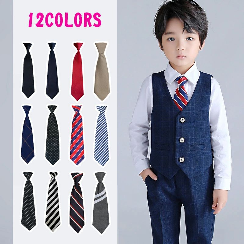 Suits, Tuxedos （Boys） - あり ネクタイ キッズネクタイ 子供 キッズフォーマル ネクタイ ジップ式簡単ネクタイ 入園式 卒園式 通学 通園 発表会 七五三 制服ネクタイ 子供用 ワンタッチ ファションネクタイ 洗える フォーマル 結婚式 入学式 卒業式 二次会 冠婚葬祭 プレゼント 12柄選択可