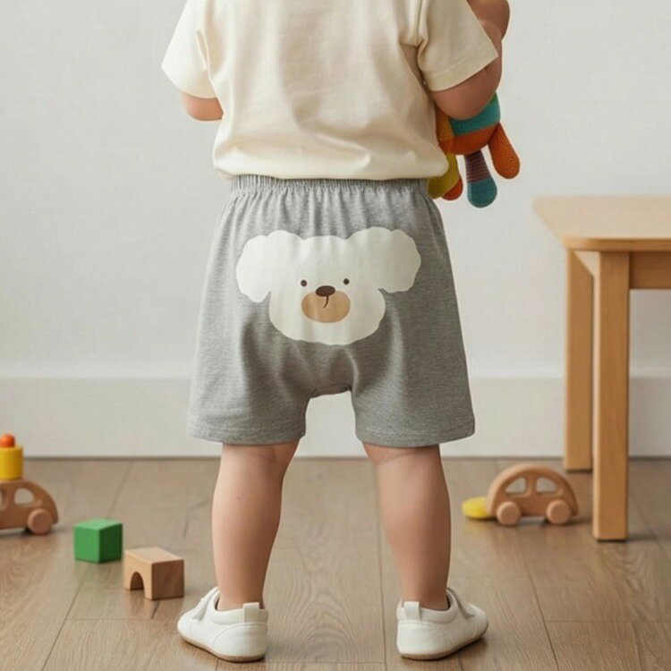 夏服 半ズボン 赤ちゃん 男の子 女の子 ベビー服 子供服 ショートパンツ クマ ストライプ パンダ柄 カジュアルパンツ ベビーパンツ 涼しい 子ども服 可愛い ルームウェア 短パン 部屋着 保育園 幼稚園 2