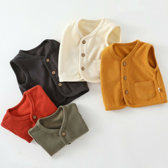 ベビー ベスト 防寒 春秋冬 ニット ベスト 男の子 女の子 ベビー服 キッズ 子供服 ...