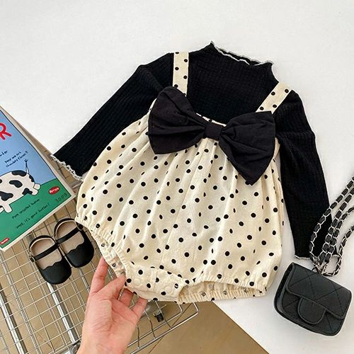 ロンパース ベビー服 セットアップ子供服 長袖 長袖tシャツ カットソー ベビー 女...